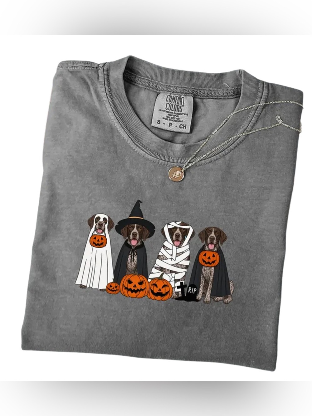 Comfort Colors Pepper Halloween Dogs Graphic Tee, Gift For Her, For Him